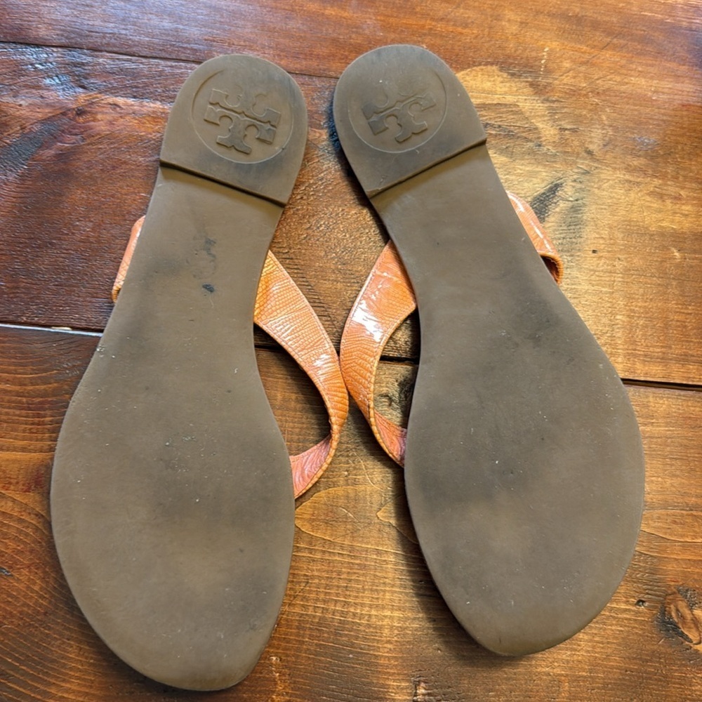 Tory Burch - Thora Coral Sandals Size 8.5 - Picture 4 of 5